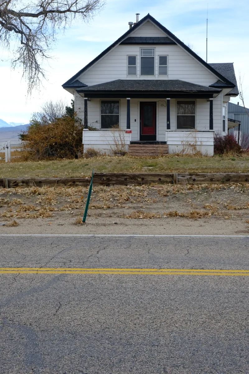 house in front of road