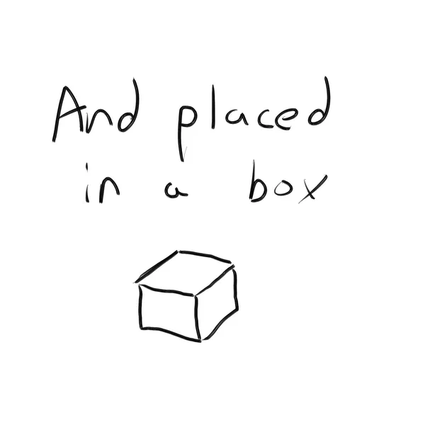 and placed in a box