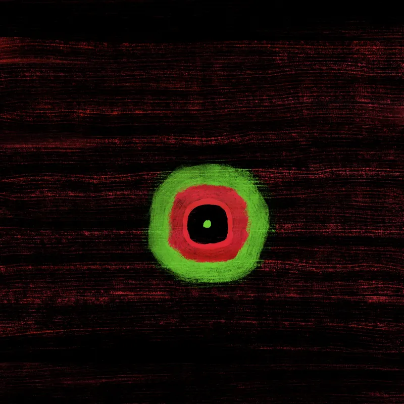 green and red circle